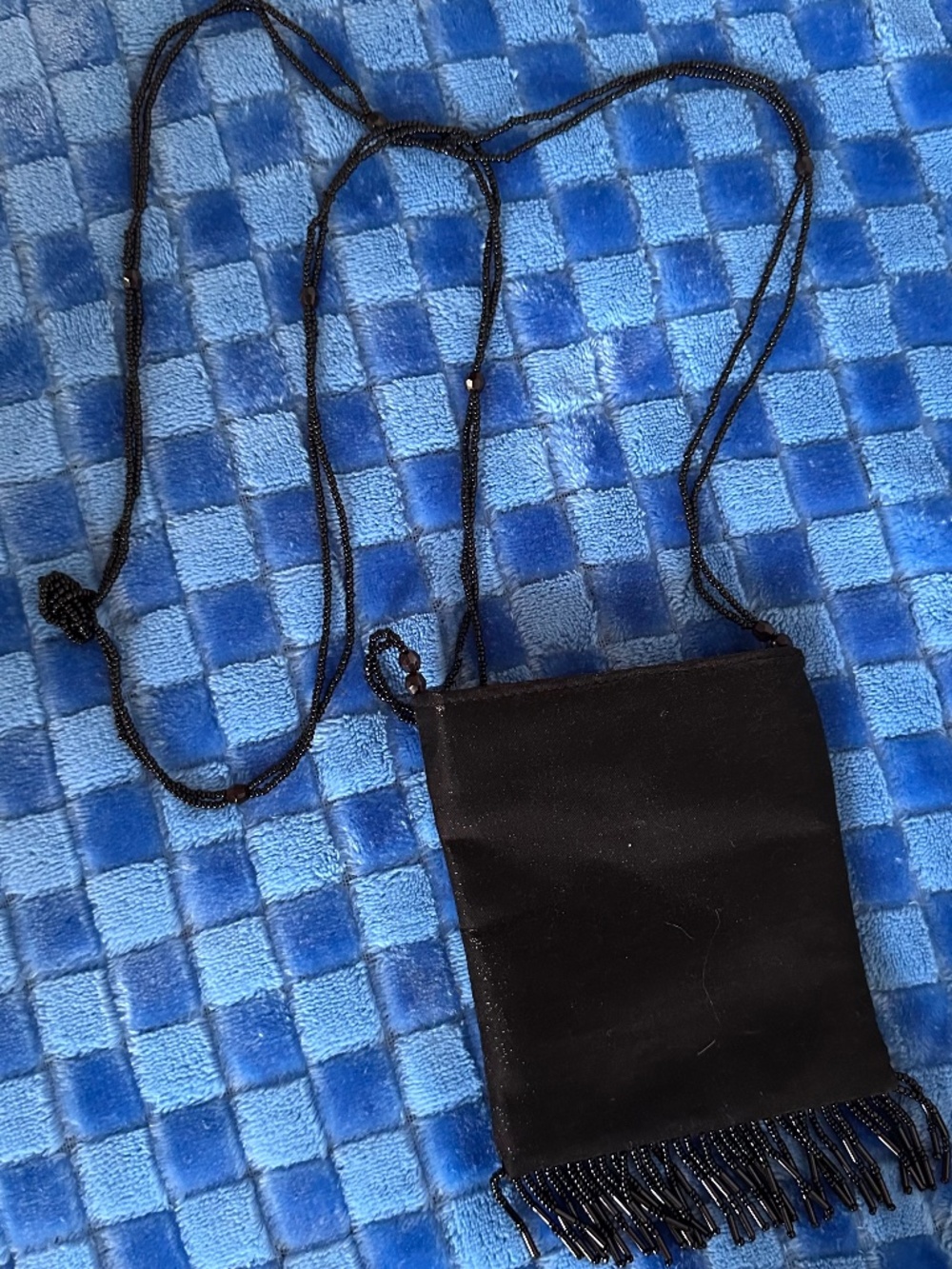 Small shimmery and beaded bag